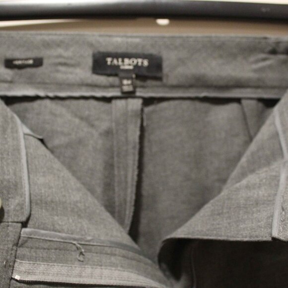 Talbots Gray Trousers - Sz 18 - Picture 3 of 6